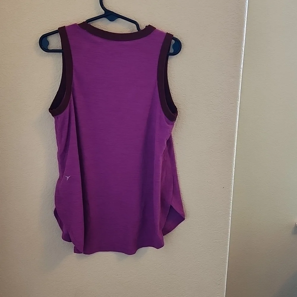 Old Navy purple active tank top, girls' size M (7/8) - Picture 4 of 5